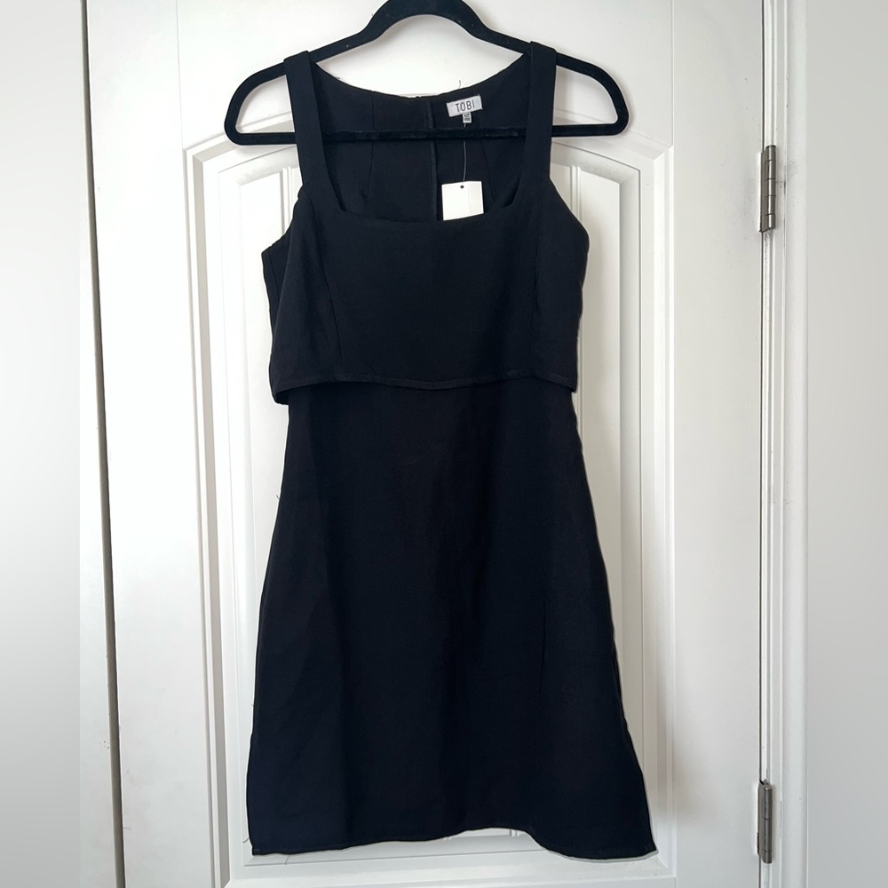 TOBI New black mini dress (NWT)